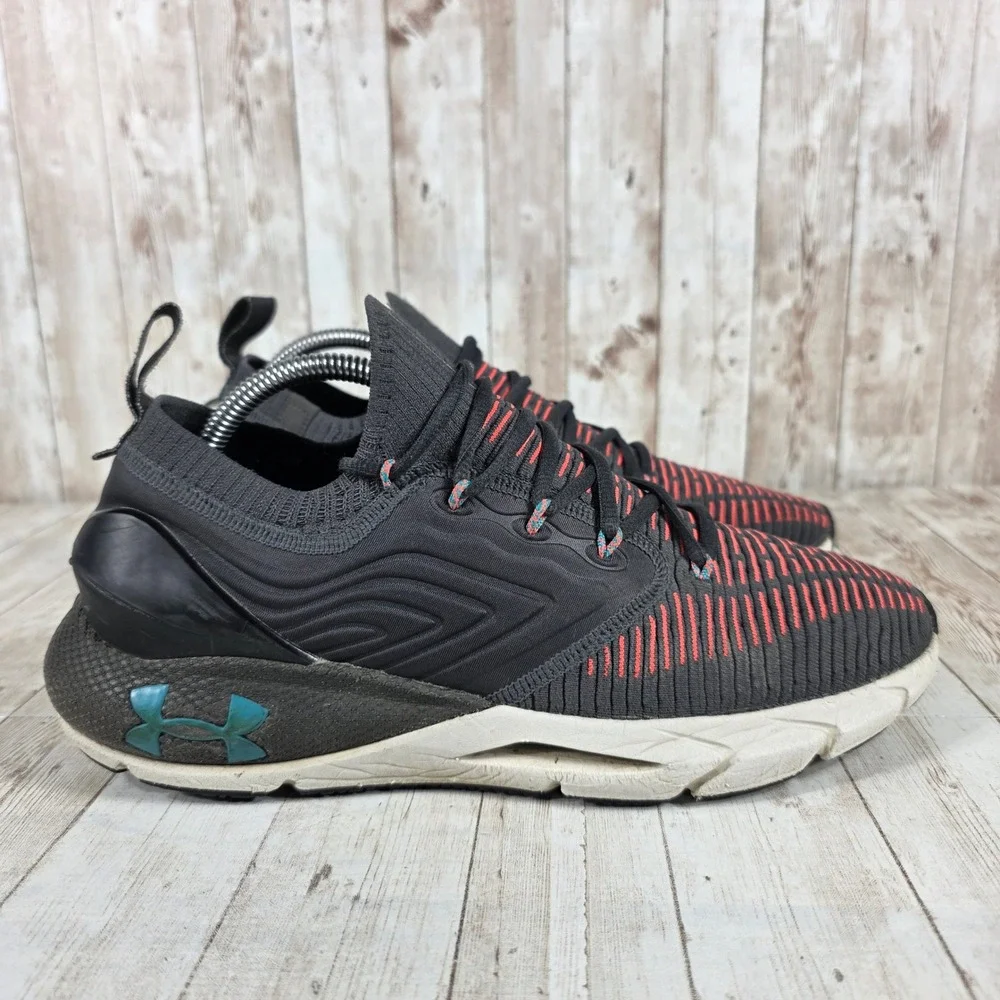 Under Armour HOVR Phantom 2 Intelliknit Mens Running Shoes Black Red 3024154-107